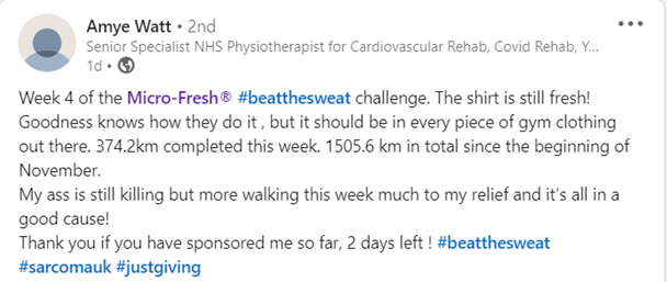 #BeatTheSweat campaign