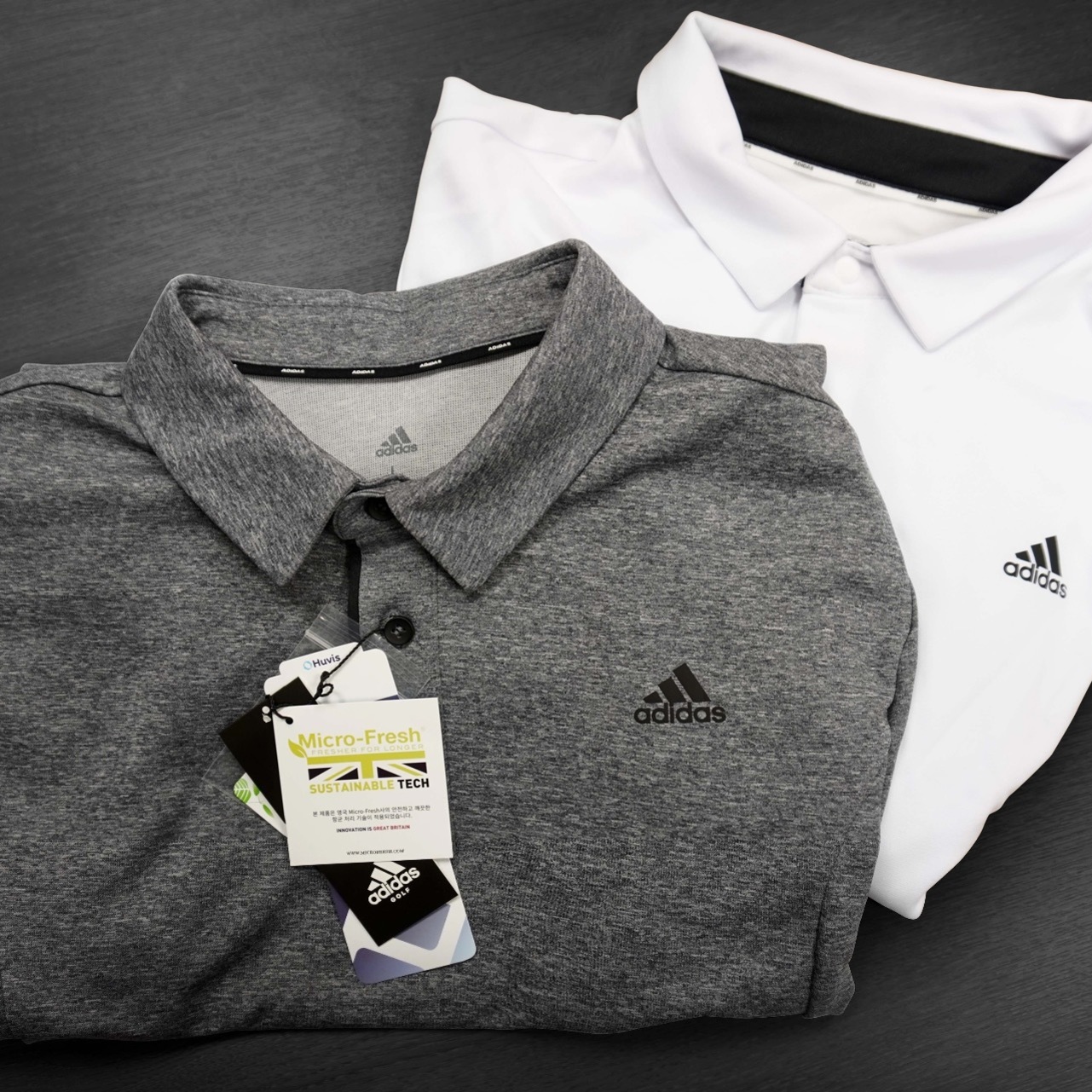 Adidas Golf tops with Micro-Fresh